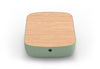 Byorne Modular Coffee Table upholstered in premium linen fabric, available in dusty teal, dark grey and pebble grey. Designed to complement modular seating layouts, it features durable injection-moulded nylon legs for a lightweight yet stable base, integrated USB charging for convenient connectivity and a clean contemporary aesthetic suited to a variety of interiors.
