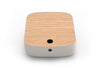 Byorne Connected Modular Coffee Table shown in dusty teal, dark grey and pebble grey finishes, featuring durable linen fabric upholstery, softly rounded edges and an injection moulded nylon leg for stability. Designed as part of a modular seating system, the table includes integrated USB ports and wireless charging to support modern work and lounge environments while maintaining a clean, contemporary aesthetic suitable for collaborative offices, reception areas and breakout spaces.