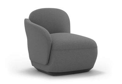 Byorne Low Back Sofa Module - Left Arm shown in dusty teal, dark grey and pebble grey upholstery, featuring a low-profile silhouette with plush cushioning and a supportive left arm rest. Designed for modular configurations or standalone use, the sofa offers a clean contemporary form suited to lounges, reception areas and hospitality interiors, combining compact proportions with comfortable seating and a refined modern aesthetic.