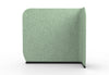 Byorne High Back Privacy Panel upholstered in premium fabric, available in dusty teal, dark grey and pebble grey, designed to introduce calm spatial division in offices, lounges and collaborative environments. Featuring durable abrasion-resistant upholstery with strong colour fastness, a clean minimalist silhouette and acoustic comfort benefits, it integrates seamlessly with the Byorne modular system to create private nooks, focused work zones and cohesive modern seating layouts.