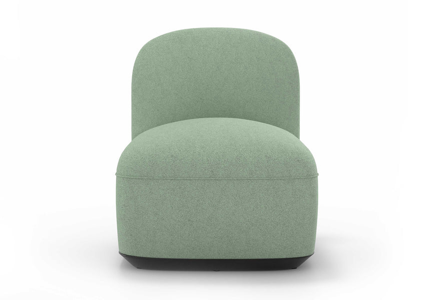 Nízká bezrámová pohovka s jedním sedadlem Dusty Teal