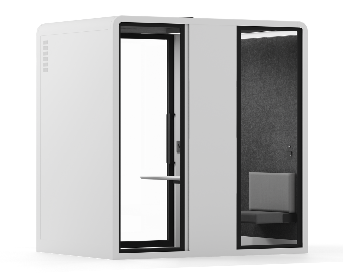 Complex Controlbooth Access Meeting Booth - Soundproof Pod | Quell Design – Quell.Design