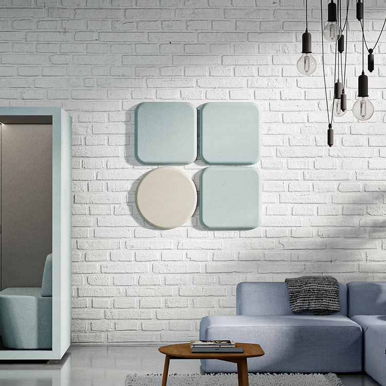 Acoustic Wall PanelTeal / Square / 90cm by 90cm