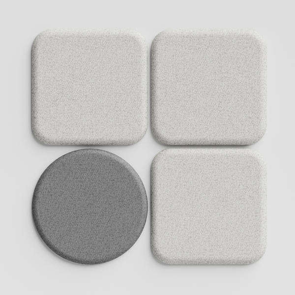 Acoustic Wall PanelDark Grey / Round / 60cm by 60cm