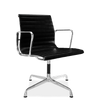 Hoxton Medium Back Leather Office Chair Black