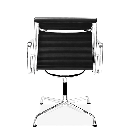 Hoxton Medium Back Leather Office Chair Black