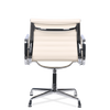 Hoxton Medium Back Leather Office Chair Cream