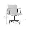 Hoxton Medium Back Leather Office Chair