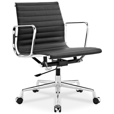 Hoxton Medium Back Ribbed Office Chair Eames Style