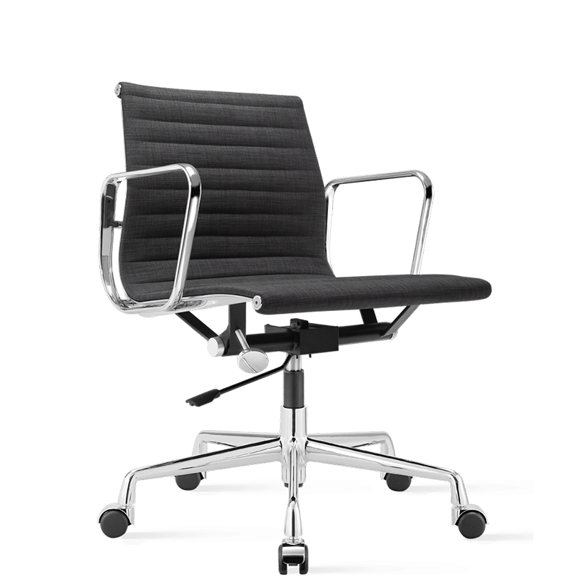 Middelhoge Executive bureaustoel met rugleuningDark Grey