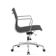 Hoxton Office Chair Medium Back Executive Office Chair Fabric Dark Grey