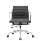 Hoxton Office Chair Medium Back Executive Office Chair Fabric Dark Grey