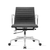 Hoxton Office Chair Medium Back Executive Office Chair Fabric Dark Grey