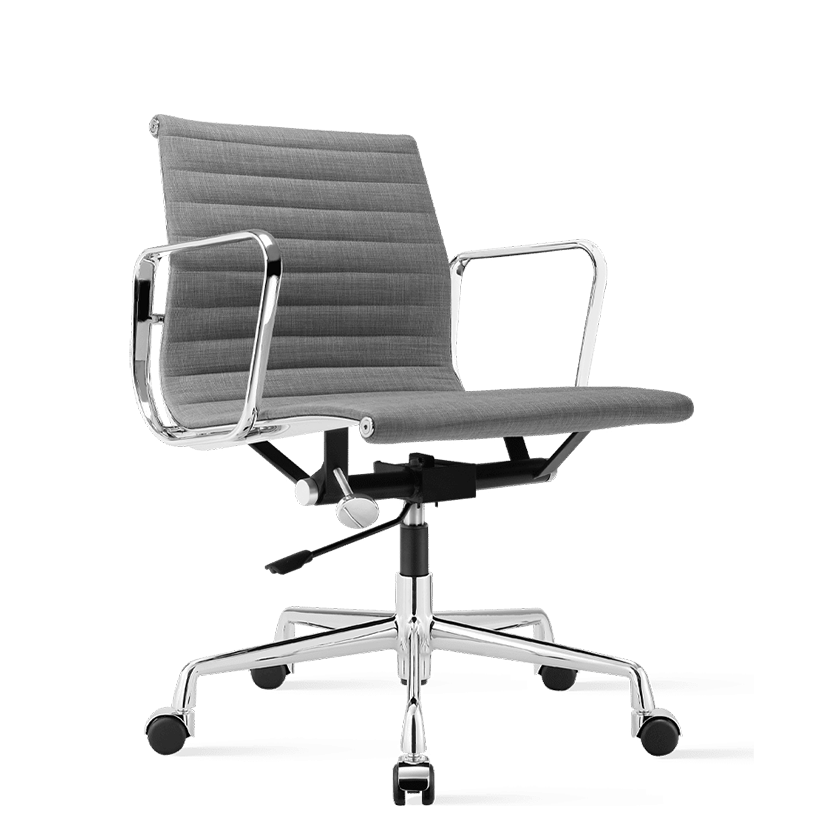 Middelhoge Executive bureaustoel met rugleuningLight grey
