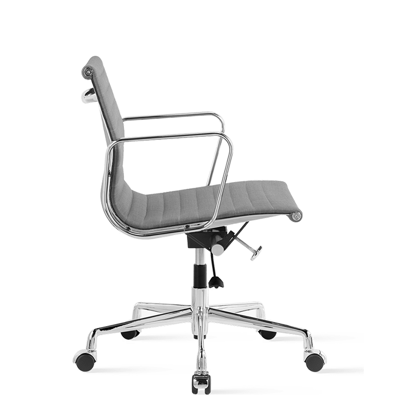 Middelhoge Executive bureaustoel met rugleuningLight grey