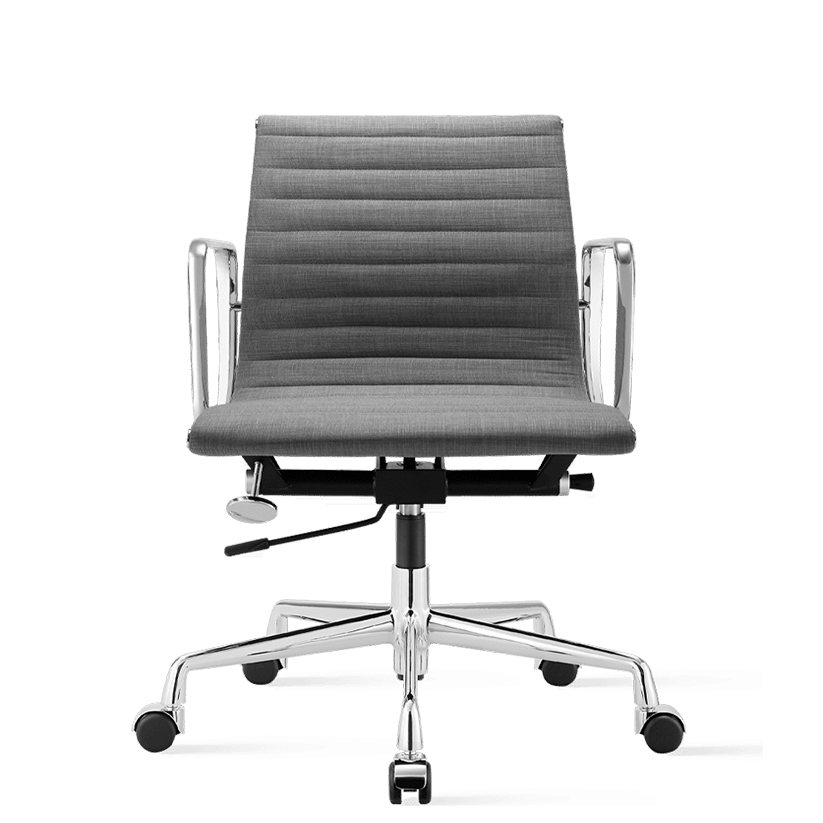 Middelhoge Executive bureaustoel met rugleuningLight grey