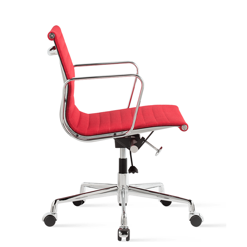 Middelhoge Executive bureaustoel met rugleuningRed