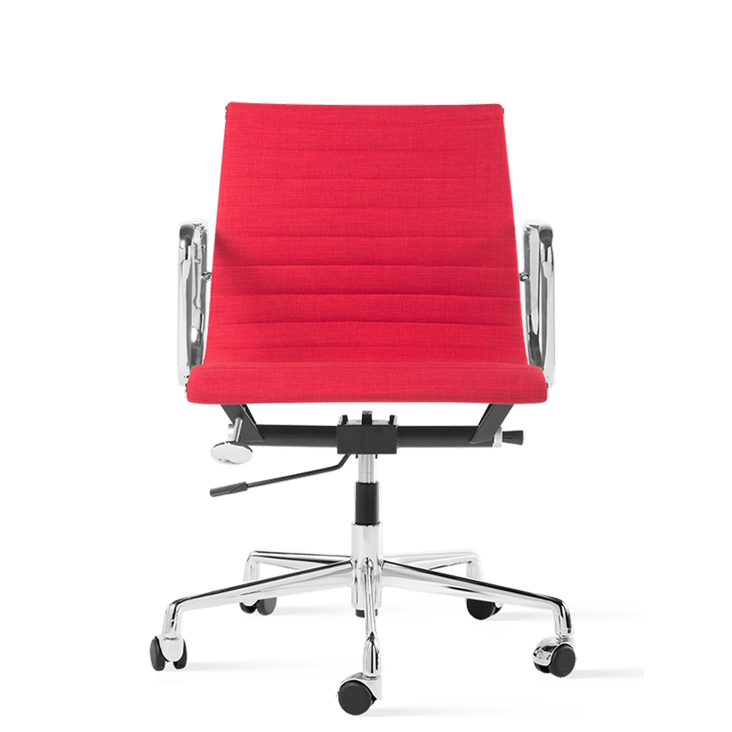 Middelhoge Executive bureaustoel met rugleuningRed