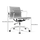 Hoxton Office Chair Medium Back Executive Office Fabric Chair 