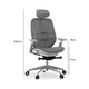 Hoxton Office Medium Back Padded Mesh Chair Black