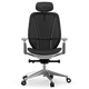 Hoxton Office Medium Back Padded Mesh Chair Black