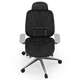 Hoxton Office Medium Back Padded Mesh Chair Black