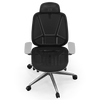 Hoxton Office Medium Back Padded Mesh Chair Black