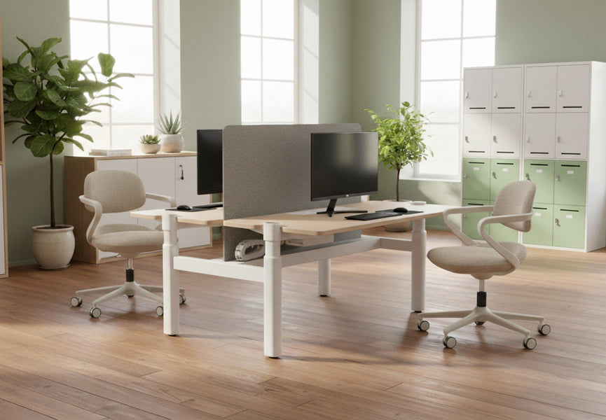 Vivo UpBranco mate / Madeira escura / Verde Sage