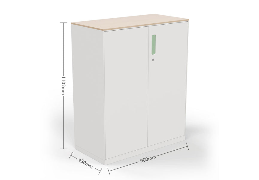 Système de casier Moda Blanc mat