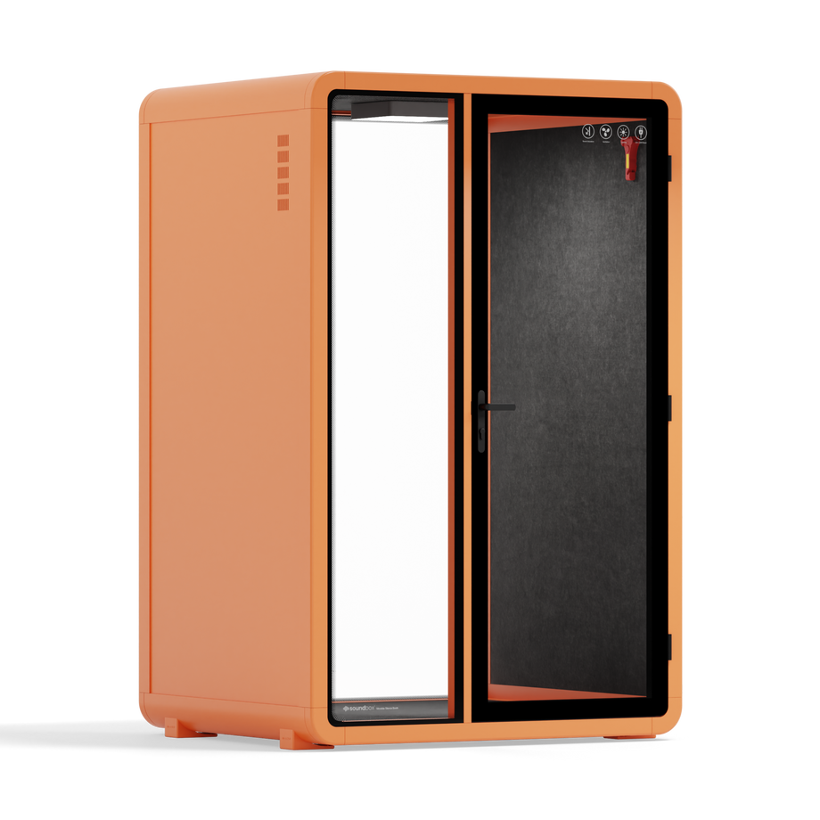 Quell+, 2-Personen-PodOrange / Dark Gray / No Furniture