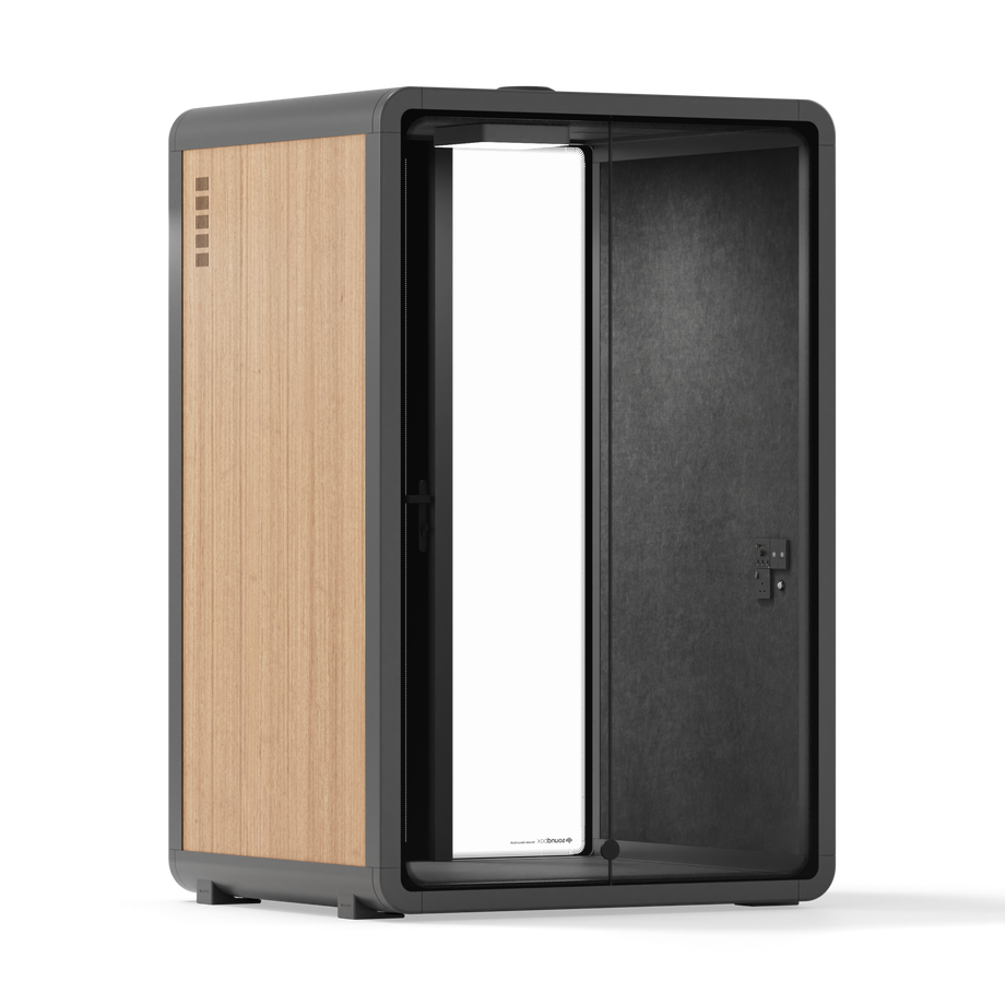 Quell+, 2-Personen-PodWooden / Dark Gray / No Furniture