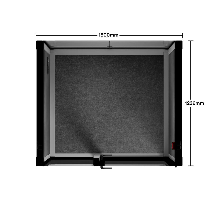 Quell+, 2-Personen-PodLight Grey / Dark Gray / No Furniture
