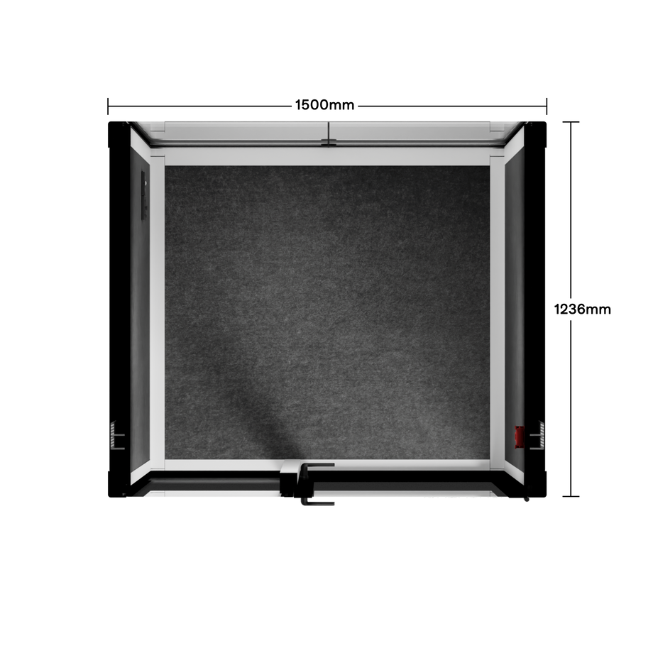 Quell+, 2-Personen-PodWhite / Dark Gray / No Furniture