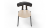 Okse V2 Black Sled Base Chair Quell Design 4