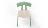 Okse V2 Morandi Green Sled Base Chair Quell Design 4