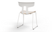 Okse V2 Warm White Sled Base Chair Quell Design 2