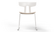 Okse V2 Warm White Sled Base Chair Quell Design 3