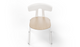 Okse V2 Warm White Sled Base Chair Quell Design 4