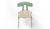 Okse V3 Morandi Green Four Leg Base Chair Quell Design 4