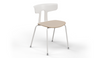 Okse V3 Warm White Four Leg Base Chair Quell Design 1