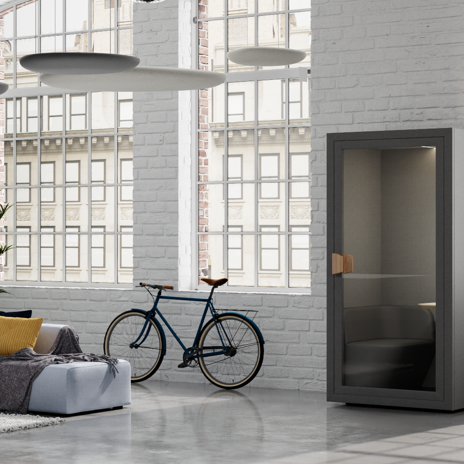 Folio Pebble - Akustiset kattopaneelit asetettuDark Grey / Pebble Grey