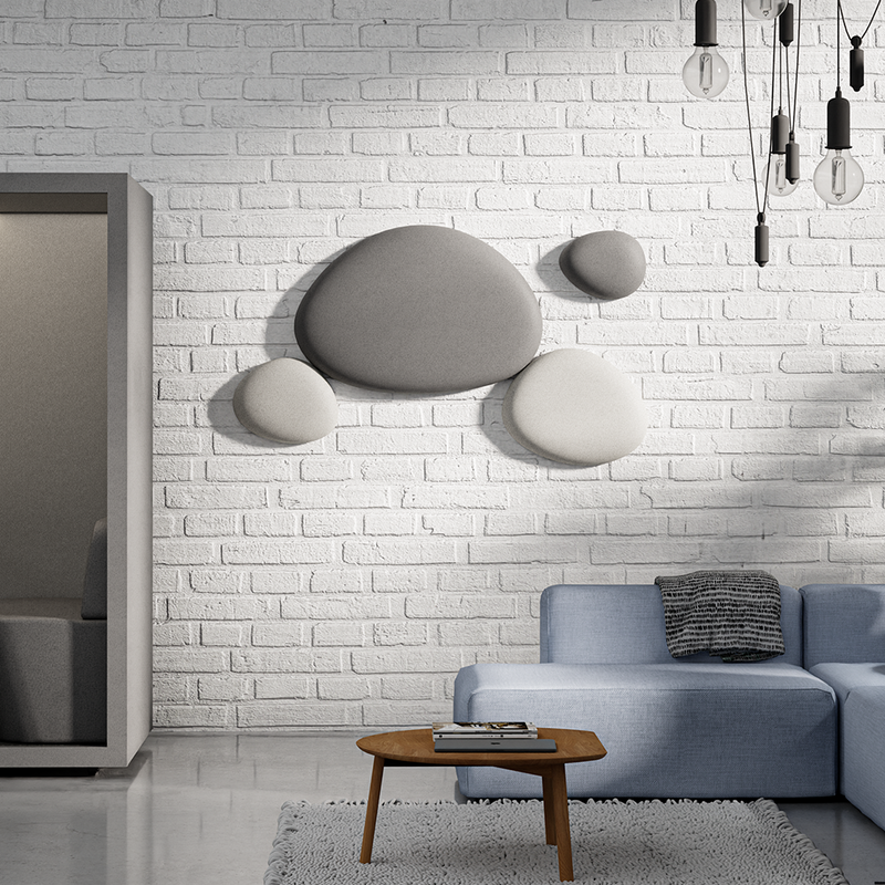 Acoustic Wall PanelDark Grey / Pebble Grey