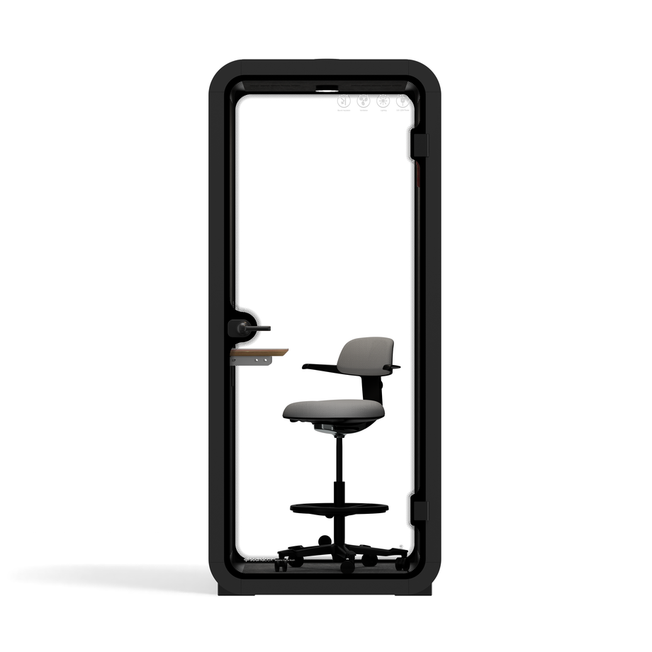 Cápsula Quell DoblarCharcoal / Dark Grey / With Furniture
