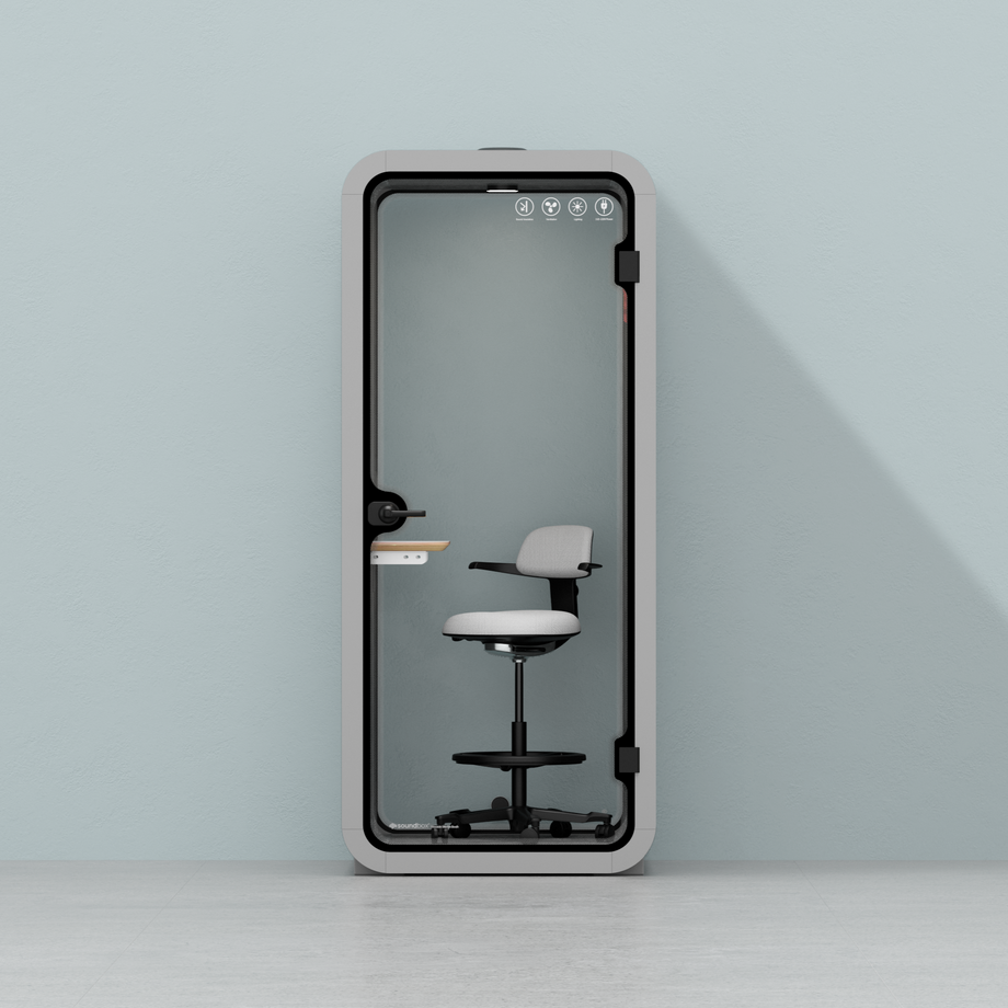 Cápsula Quell DoblarLight Grey / Dark Grey / With Furniture