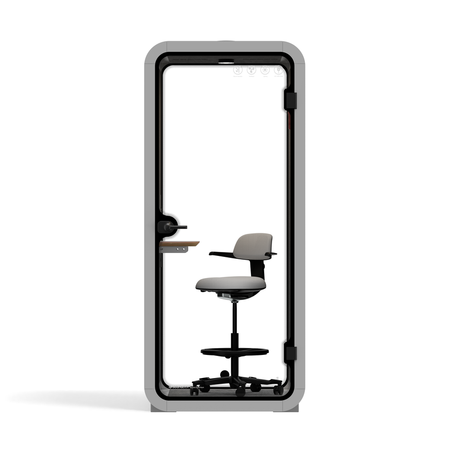 Cápsula Quell DoblarLight Grey / Dark Grey / With Furniture