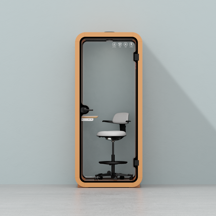 Cápsula Quell DoblarOrange / Dark Grey / With Furniture