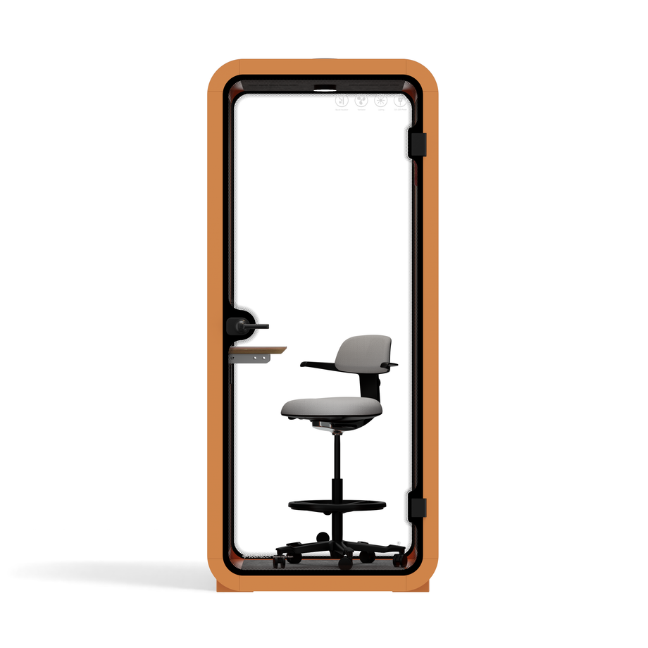 Cápsula Quell DoblarOrange / Dark Grey / With Furniture