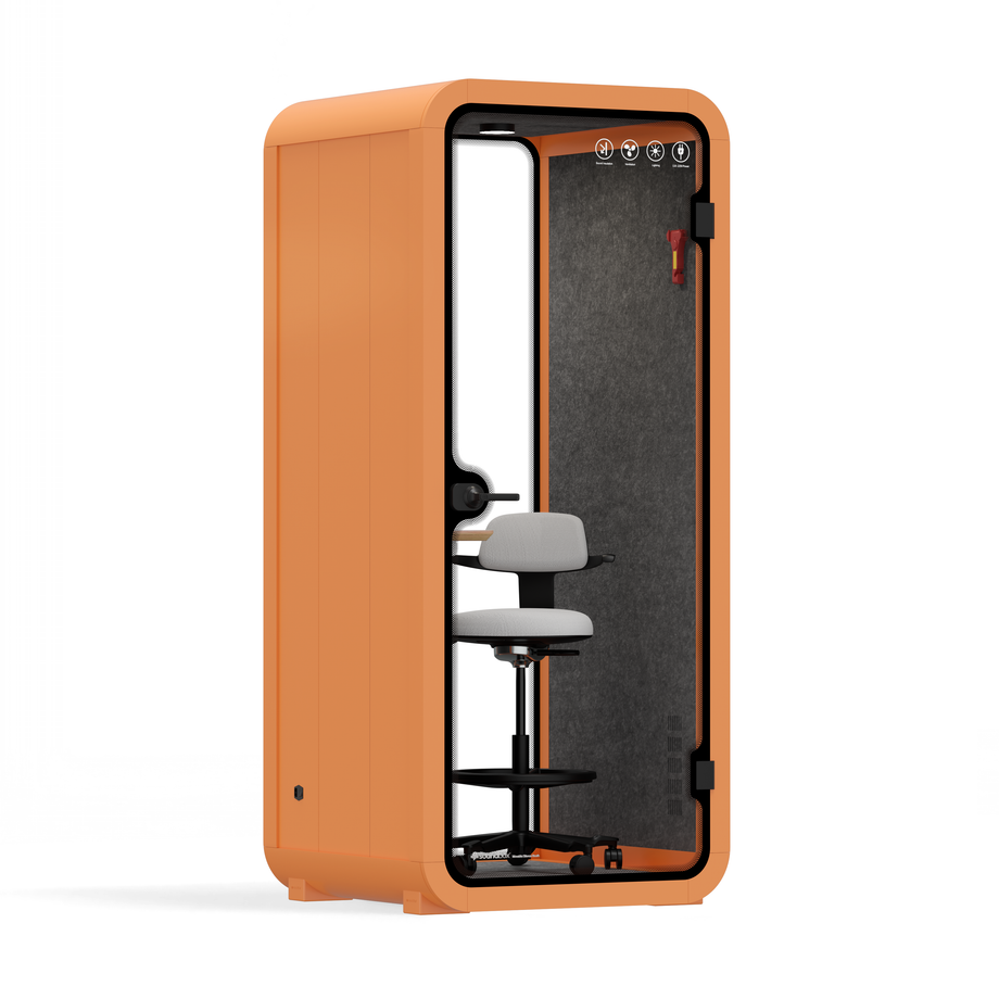Cápsula Quell DoblarOrange / Dark Grey / With Furniture