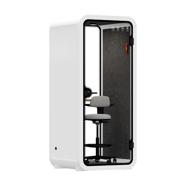 Kapsure biurowe Quell PrzewódWhite / Dark Grey / With Furniture