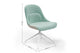 A Bloom Scandinavian Style Chair with dimensions indicated on a white background. The dimensions are width 550mm, depth 620mm, height 820mm and seat height 450mm.